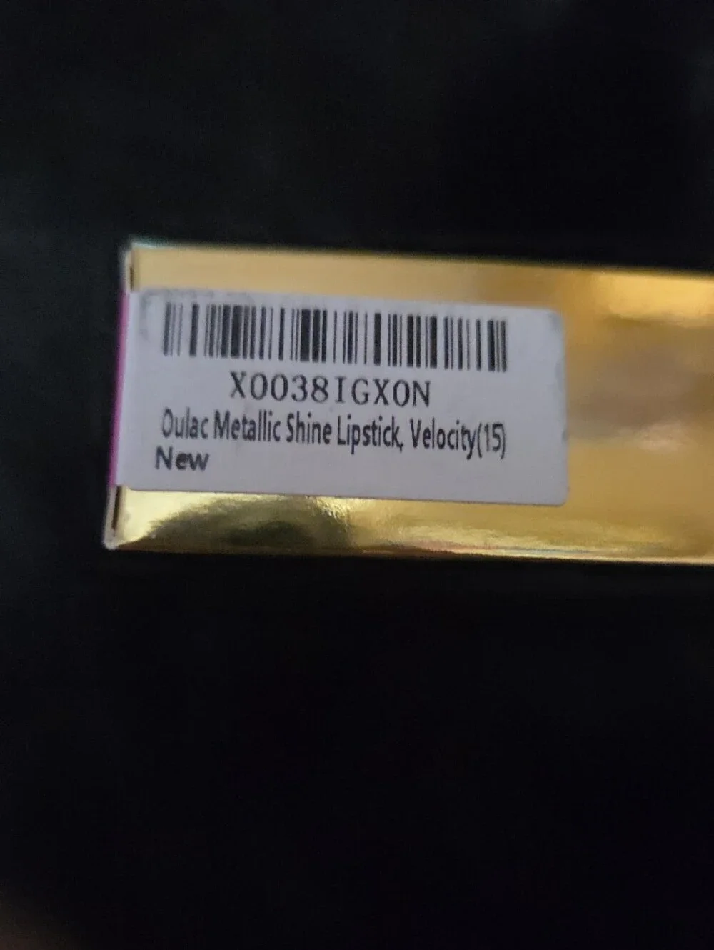 Metallic Shine Lipstick - Gold- 15, Velocity NWOT